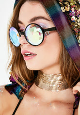 Dark New Spectrum Kaleidoscope Glasses