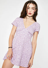 Lilac Elara Mini Dress
