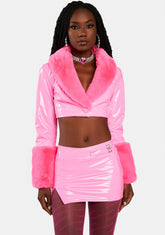 Total Blush Cropped Jacket