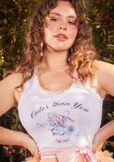 Plus A Birdie Told Me Graphic Tank