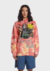 Look At The Bright Side Tie Dye Hoodie