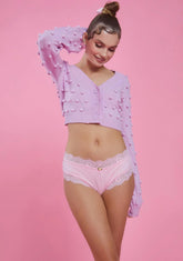 Dance With Me Pom Pom Cardigan