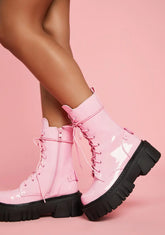 Sweet Everyone's A Critic Combat Boots