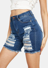 Look To The Sun Denim Shorts