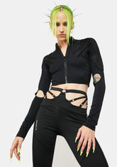 Enduro Long Sleeve Crop Top