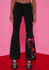 Such A Flirty Toon Flared Track Pants