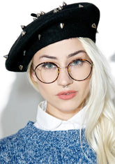 Spiked Mademoiselle Beret