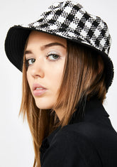 Check The Fit Gingham Bucket Hat