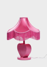 Heart On Fringe Lamp