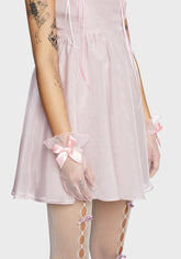 Purest Pixie Sheer Bow Gloves