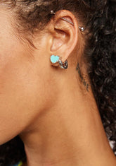 Can't Hide Love Heart Stud Earrings