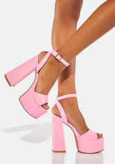 Pink Ruduki Platform Heels
