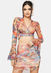 Very Iconic Mesh Skirt Set