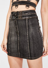 Atomic Crusher Denim Skirt