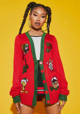 Tis The Looney Season Christmas Cardigan