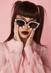 Wicked Rosy View Cat Eye Sunglasses