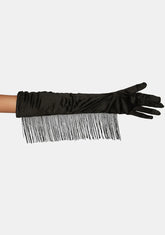 Mythical Midnight Fringe Gloves