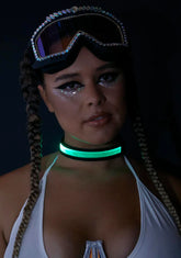 Green LED Collar