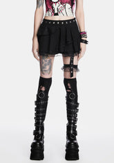 Feelin' Disconnected Pleated Skirt