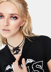Pinch Of Nightshade Layered Choker