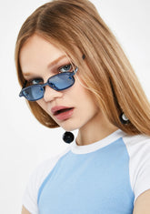 Aqua Rivet Classic Sunglasses