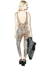 Leopard Unitard Jumpsuit