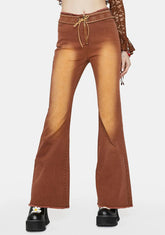 Acoustic Heartbeat Denim Flares