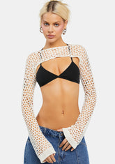 Crochet Shrug Sleeve Top