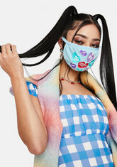 Sugar Junkie Candy Hearts Face Mask