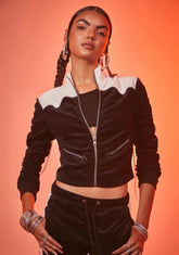 Vintage Taste Velour Track Jacket