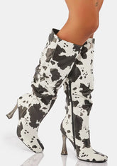 View From Here Knee High Boots