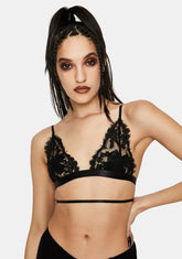 Black Starlit Bralette