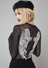 Underworld Rising Mesh Top