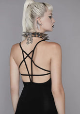 Haven Of Darkness Mini Dress