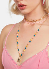 Locked Secrets Chain Necklace