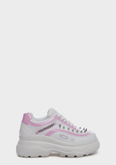 Pink Bane Of Exile Platform Sneakers