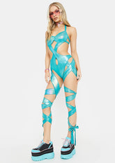 Siren Calling Metallic Bodysuit