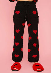 Skippin' Heartbeats Knit Lounge Pants