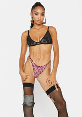 Sweet Atomic Kitten High Leg Thong