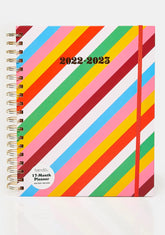 Rainbow Striped Academic Planner