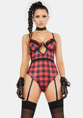 You're Exciting Plaid Teddy