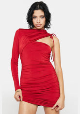 Opened Up To You Cutout Mini Dress