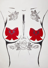 Red Bow Pasties