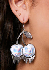 Melty Flavor Cherry Earrings
