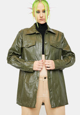 Devon Snake Print Jacket