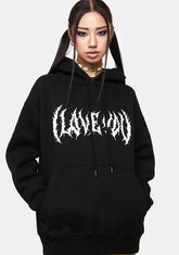 I Love You Reflective Hoodie