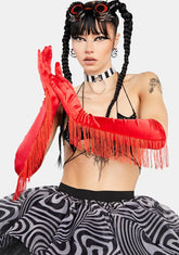 Hot Smokey Bandit Fringe Gloves