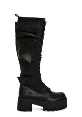 Obsidian Pocket Combat Boots