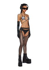 Electronica Fishnet Chaps