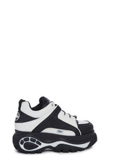 Classic Low Leather Sneakers - Black/White